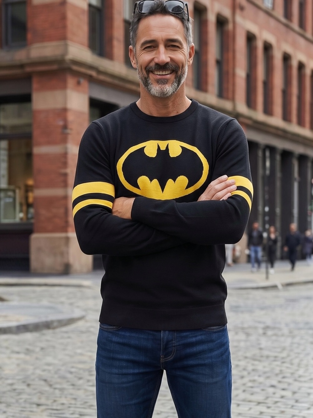Batman Logo Crewneck Sweater